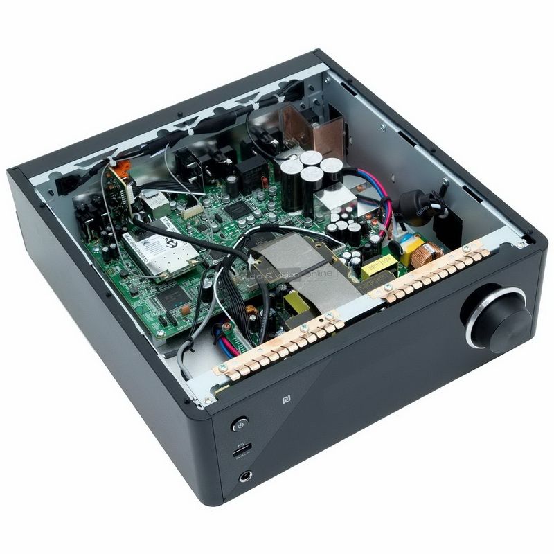 Мережевий стерео ресивер Denon DRA-100 Silver Black